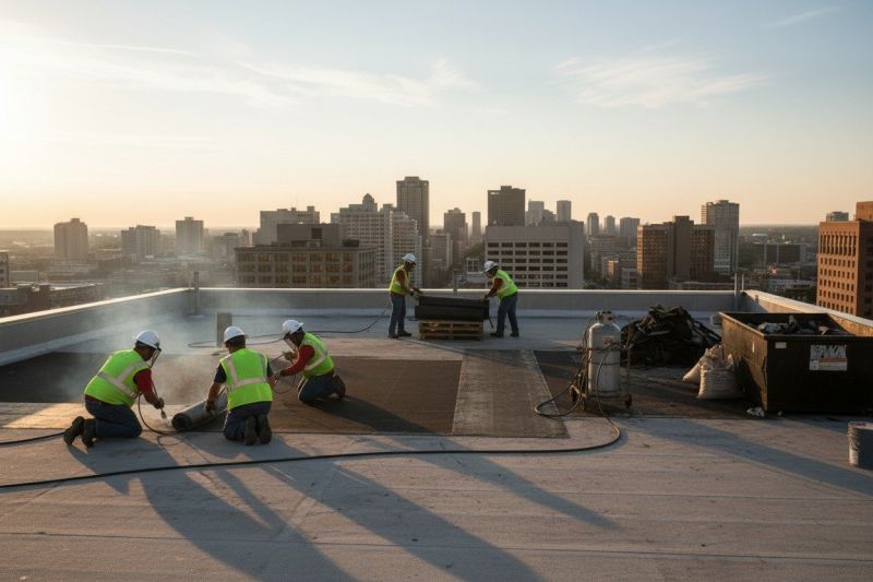 Commercial Roof Replacement detail